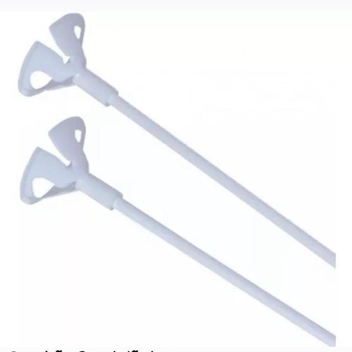 KIT SUPORTE PARA BALAO MEDIO 33CM C/10 BRANCO 640043