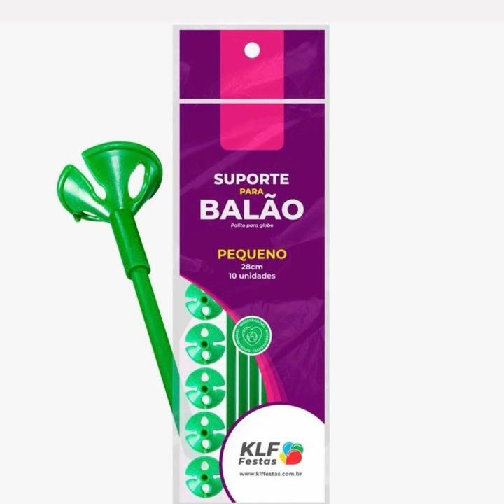 SUPORTE P/BALAO 33CM C/10 VDE ESCURO 346120