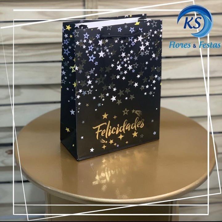 SACOLA DE PAPEL PARA PRESENTE 242863