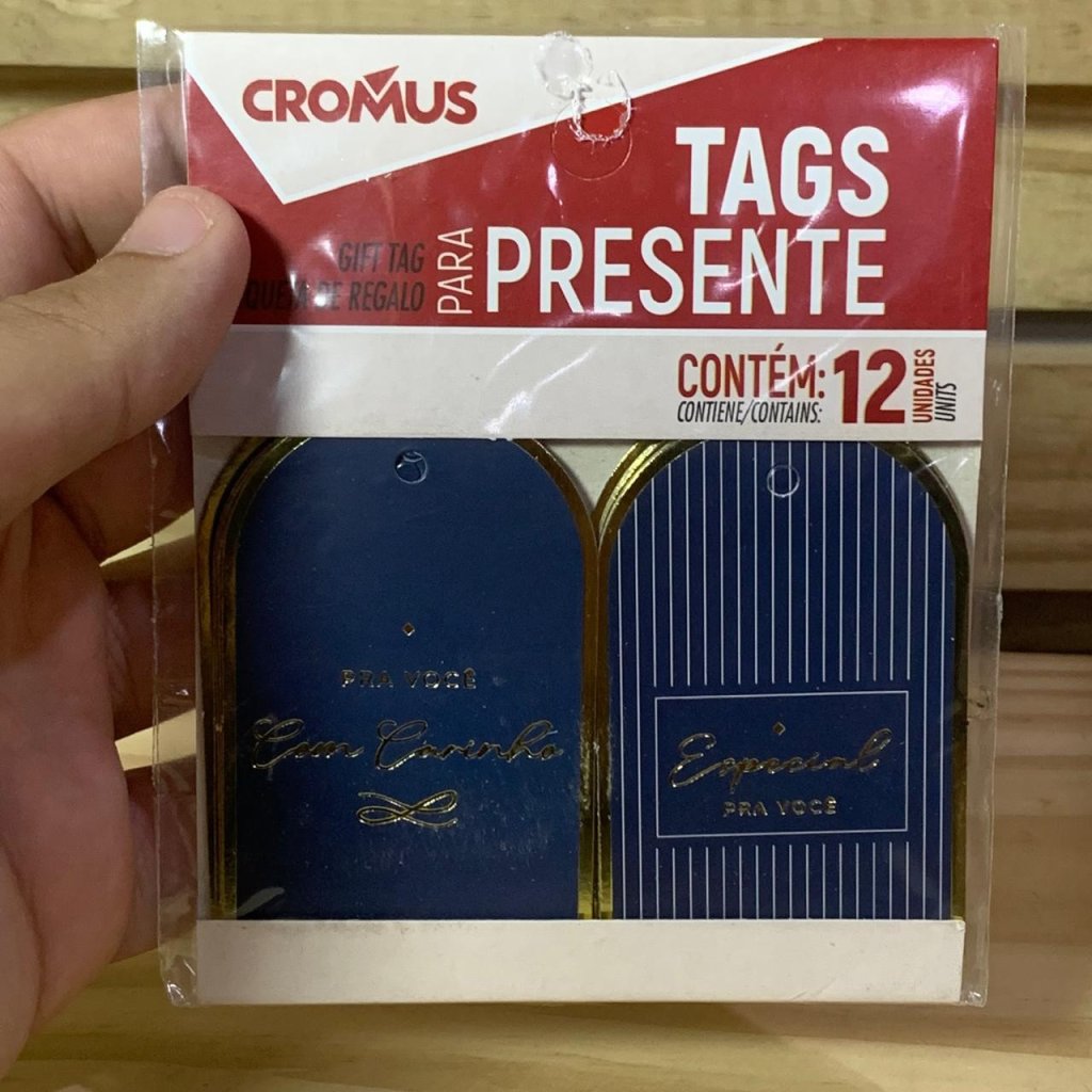 TAGS C/HS ROYAL AZUL 5X8 PT C/12UN 422513 18000145