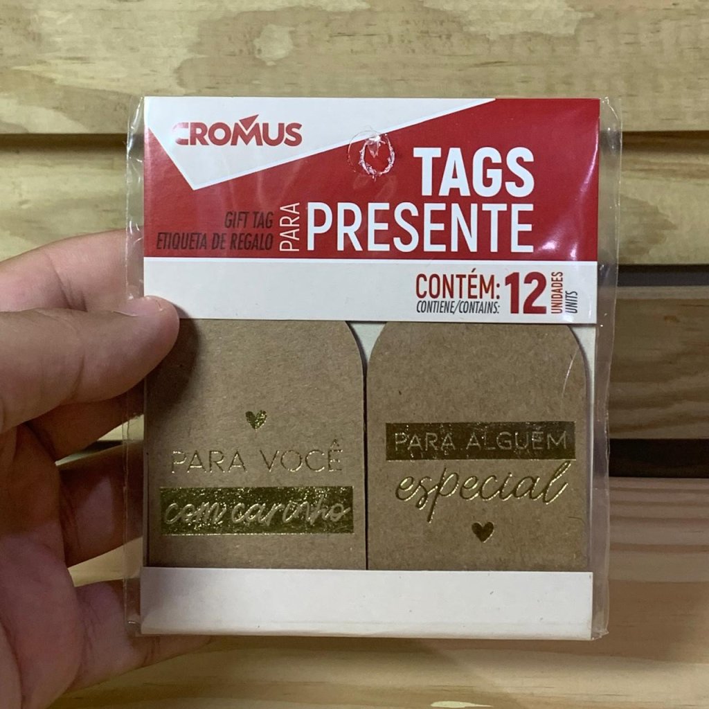 TAGS DE PARA C/HS COM CARINHO 5X8 PT C/12UN 466939 18000124