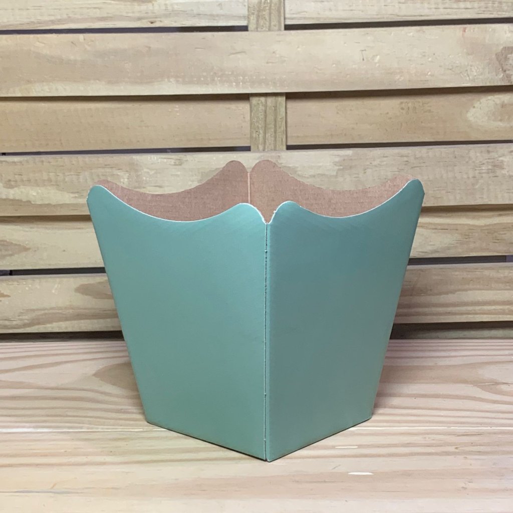 CACHEPOT PAPER POTE 15 LISO VDE SALVIA 16X17X11 10UN 208701