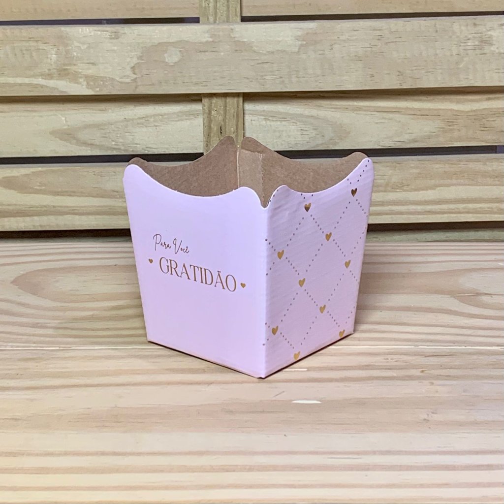 CACHEPOT PAPER POTE 11 H/ST ESSENCIA 11X11X9CM 10UN 208633
