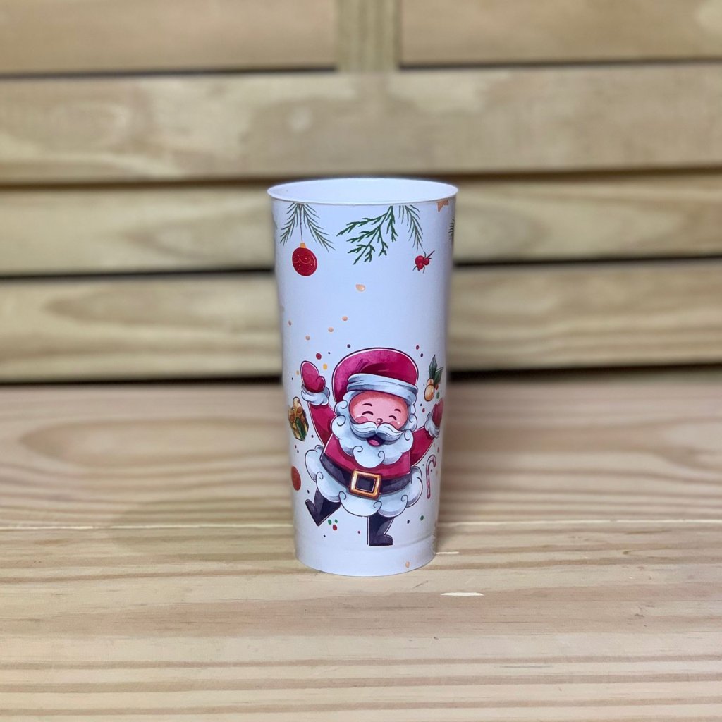 COPO LONG DRINK 350ML DECORADO NATAL 903329