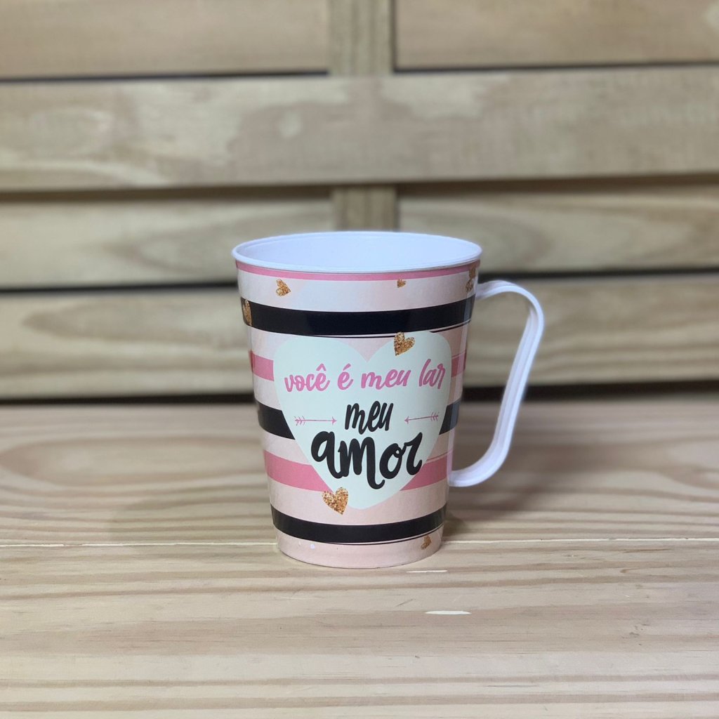 CANECA DECORADA NAMORADOS 430ML 930165