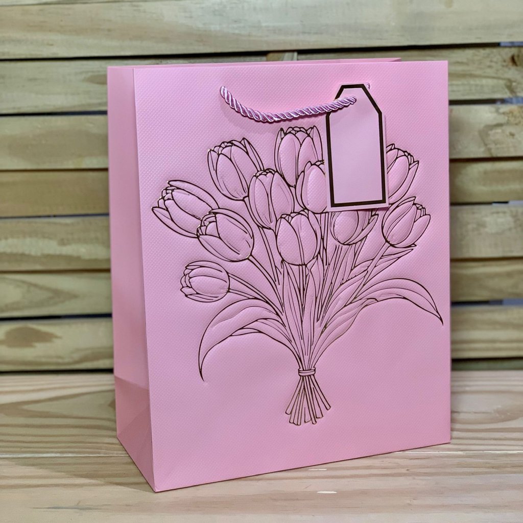 SACOLA PARA PRESENTE DE PAPEL 26X32X12CM 268849