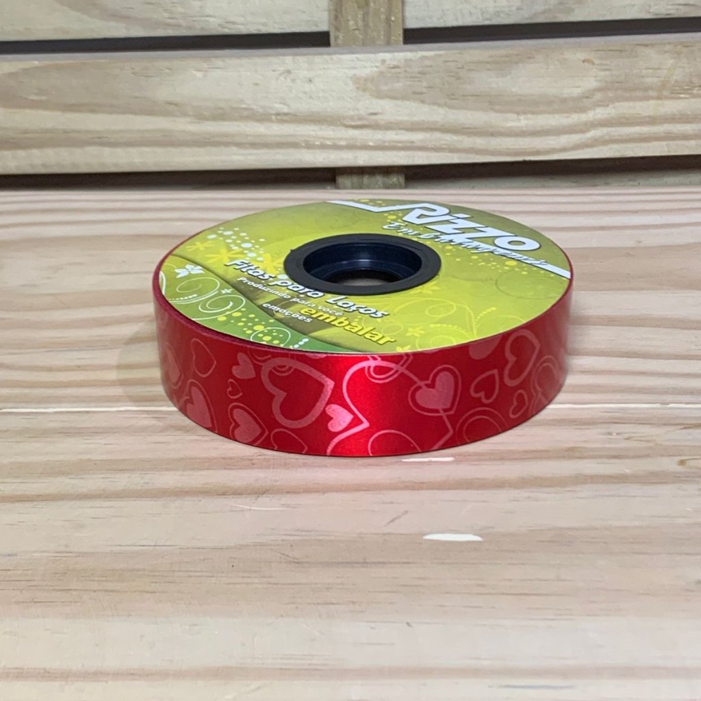 FITA PLASTICA 32MMX100M AMORETTE VERMELHO 008175