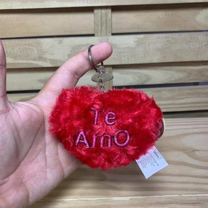 CHAVEIRO DE PELUCIA COCARAO TE AMO 10CMX8CM WX3208 102426