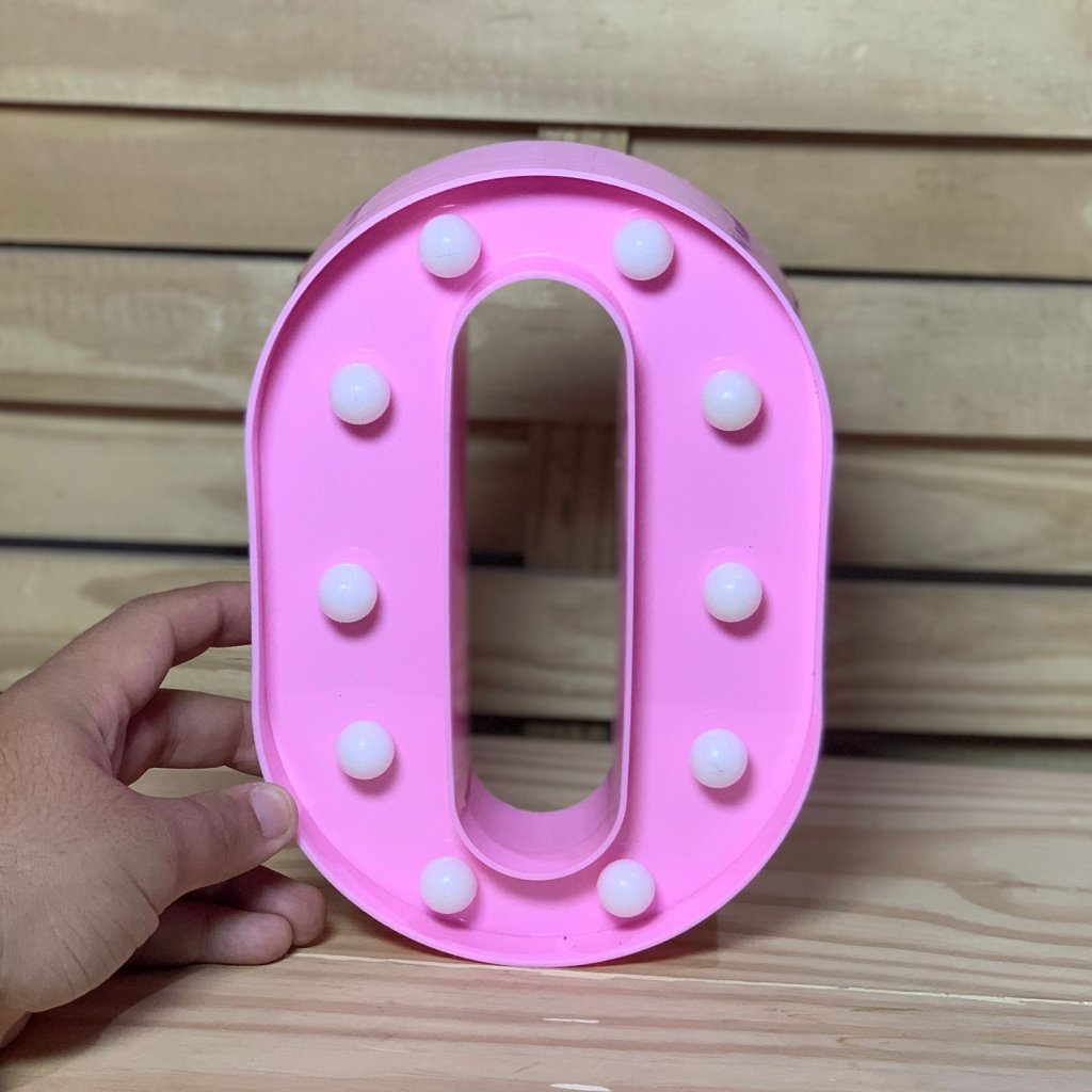 LETRA DE LED PLASTICO 22CM