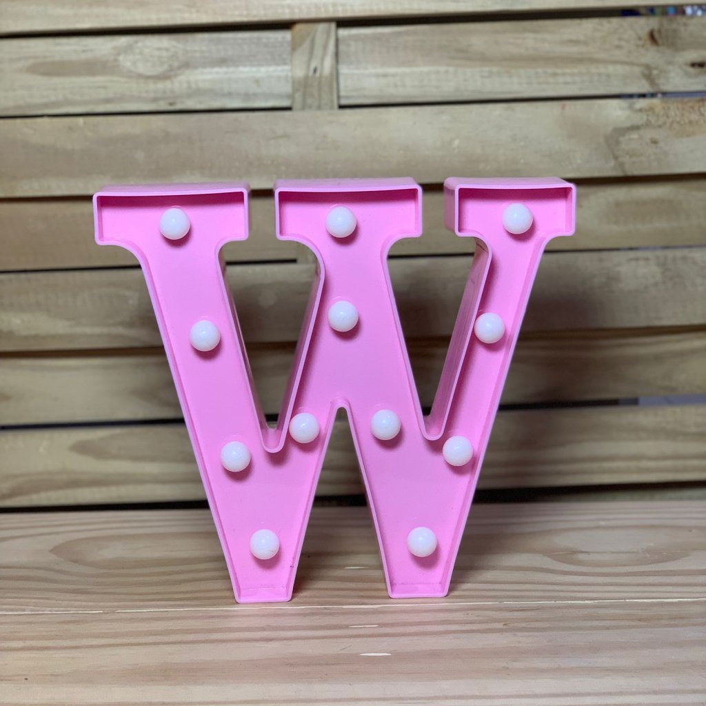 LETRA DE LED PLASTICO 22CM