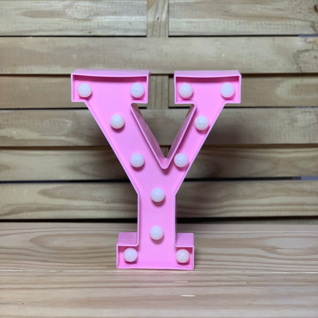 LETRA DE LED PLASTICO 22CM