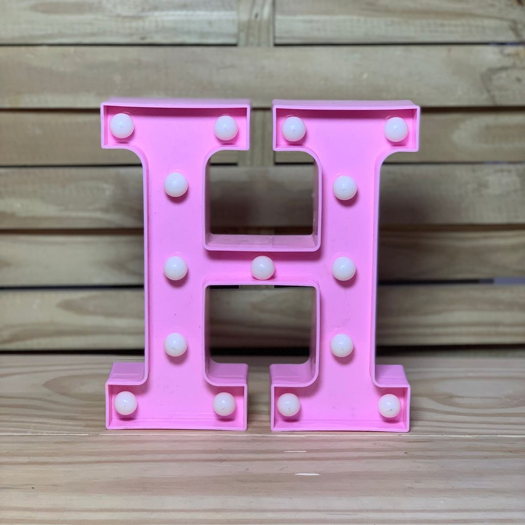 LETRA DE LED PLASTICO 22CM