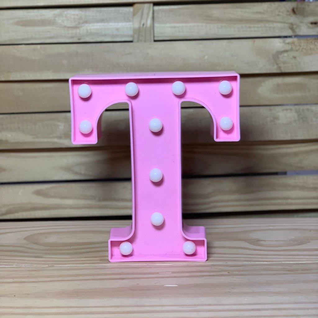 LETRA DE LED PLASTICO 22CM