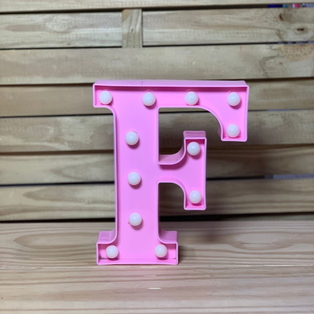 LETRA DE LED PLASTICO 22CM