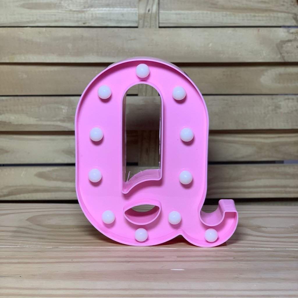LETRA DE LED PLASTICO 22CM