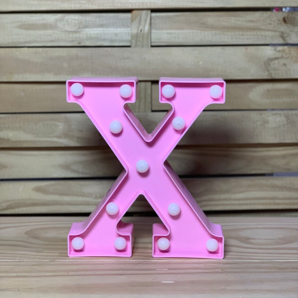 LETRA DE LED PLASTICO 22CM