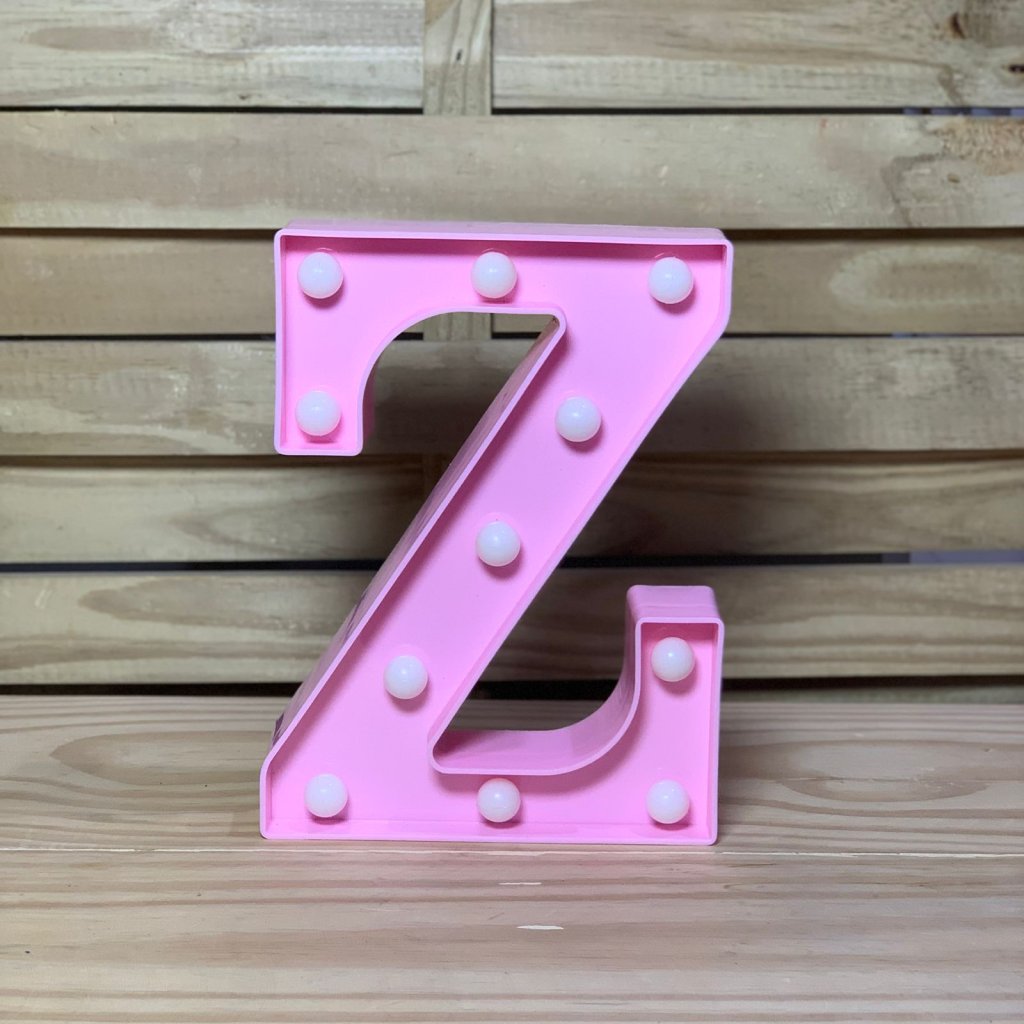 LETRA DE LED PLASTICO 22CM