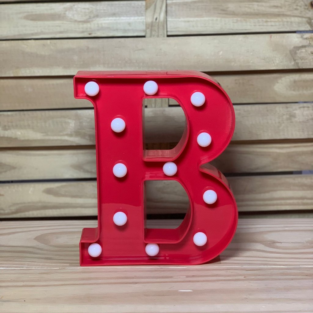 LETRA DE LED PLASTICO 22CM