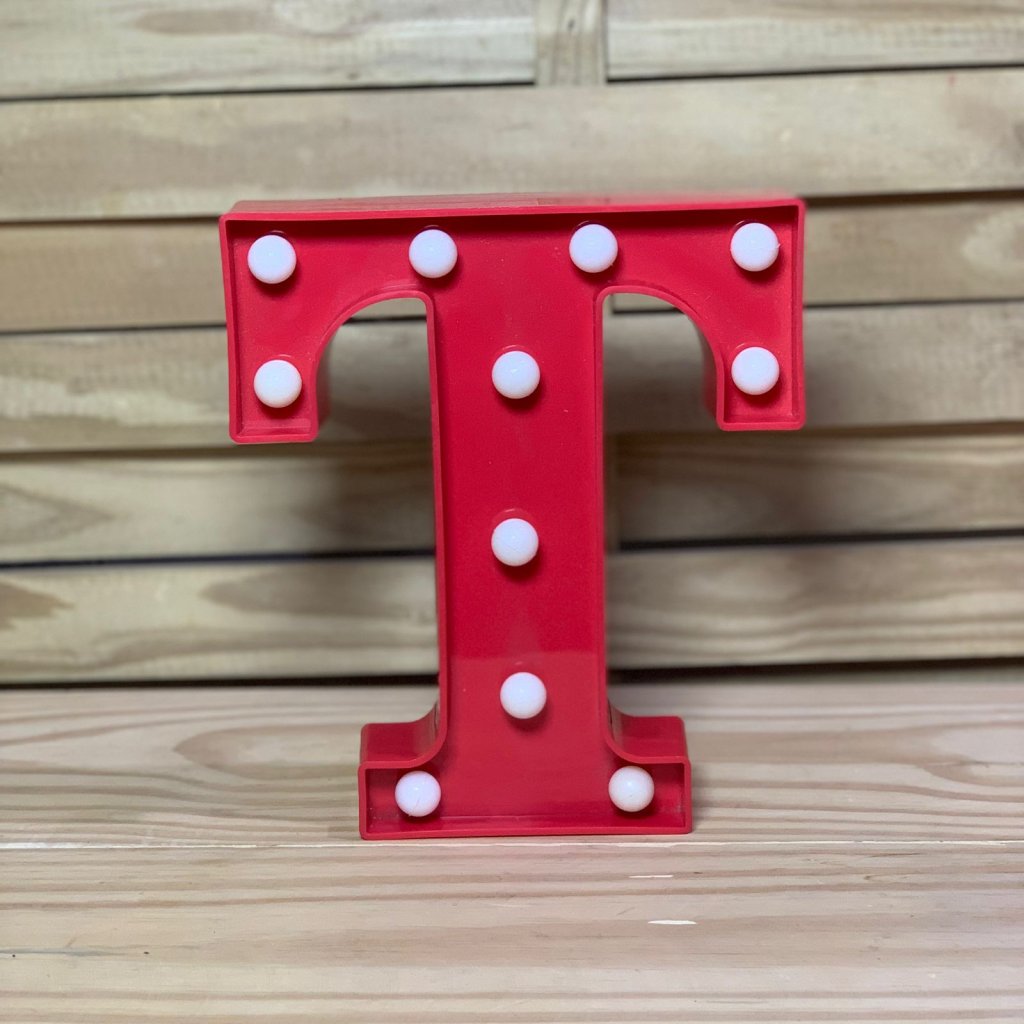 LETRA DE LED PLASTICO 22CM