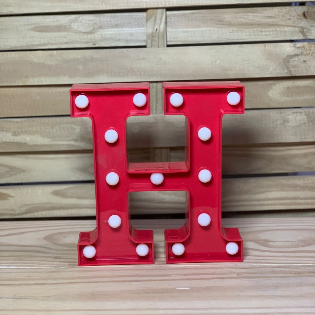 LETRA DE LED PLASTICO 22CM