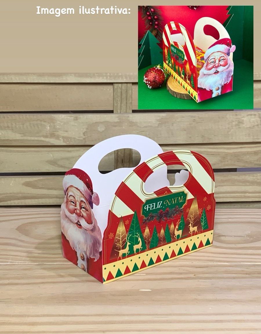 CESTA P/CX DE CHOCOLATE NATAL LUZ 1 DESM 569701