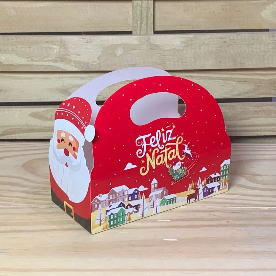CESTA P/CX DE CHOCOLATE NATAL LUZ 1 DESM 369875