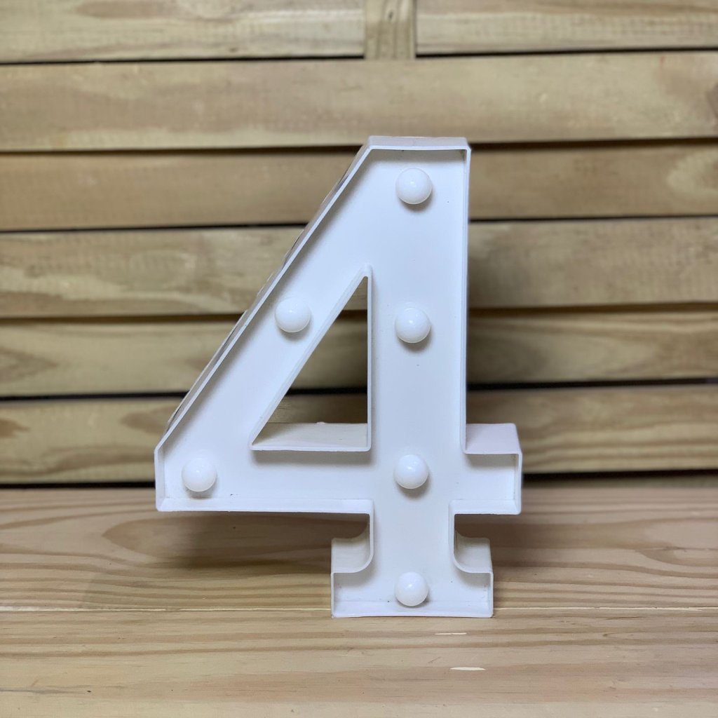 NUMERO DE LED PLASTICO 22CM
