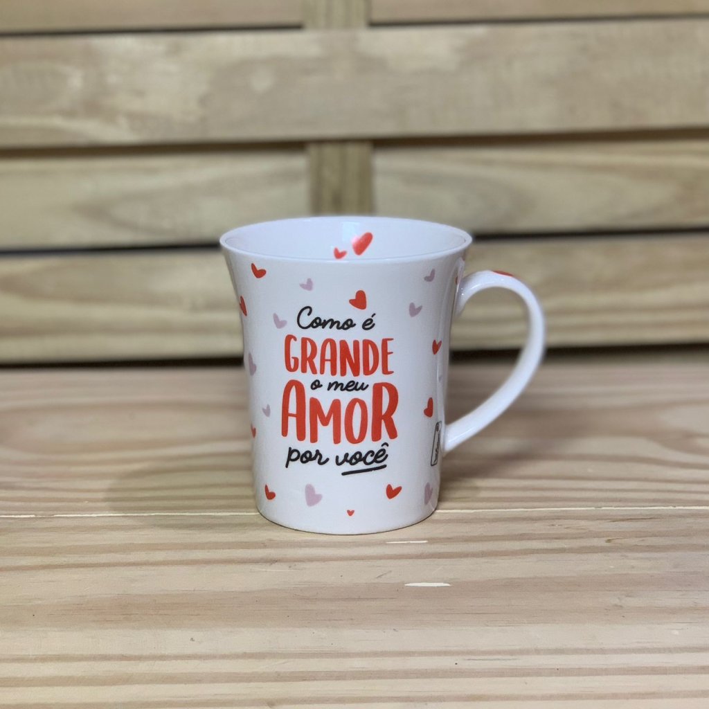 CANECA CERAMICA MUDDY GRANDE AMOR 310ML 6869 172252