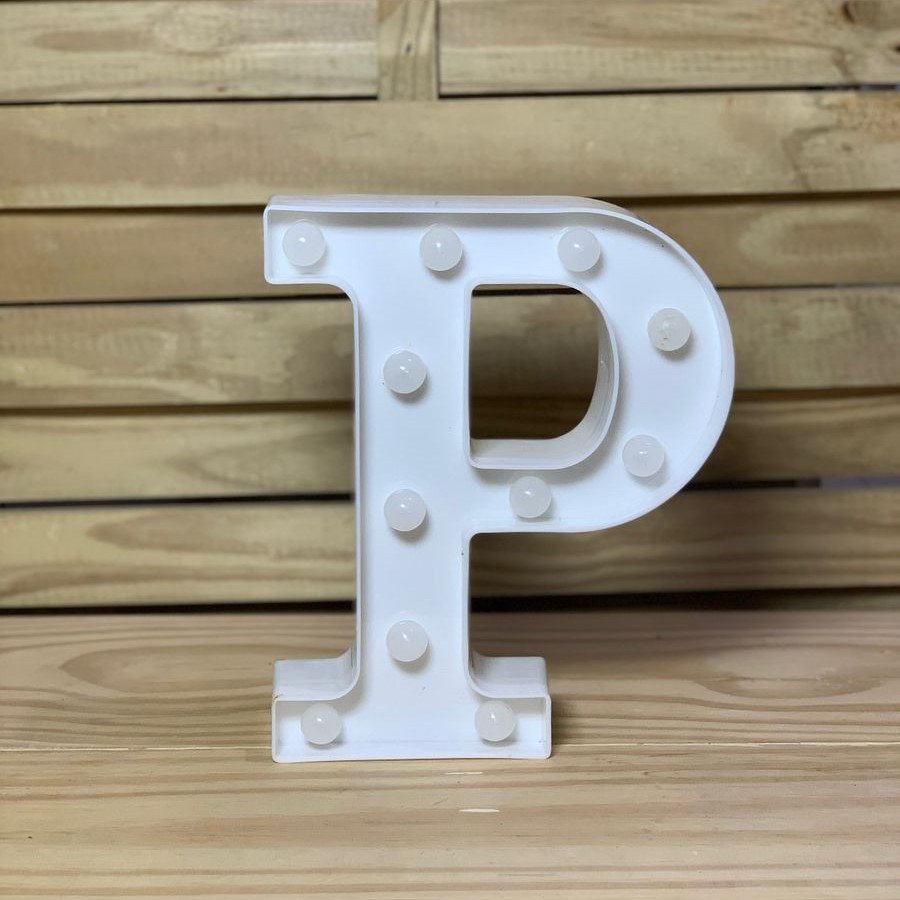 LETRA DE LED PLASTICO 22CM