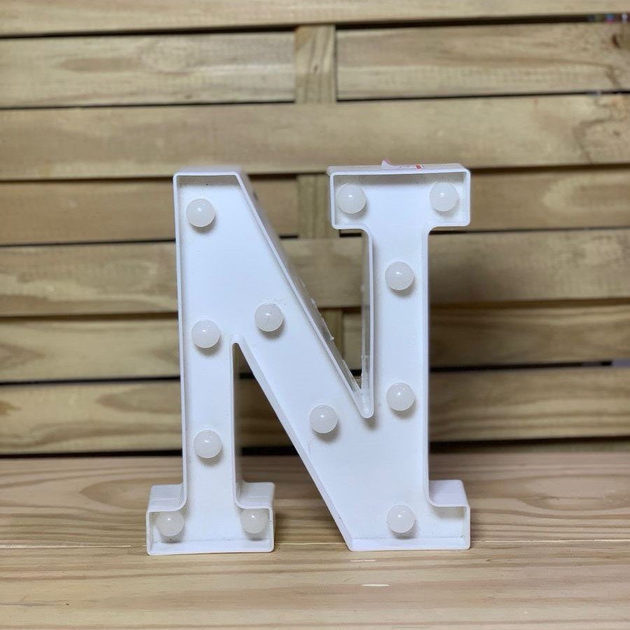 LETRA DE LED PLASTICO 22CM