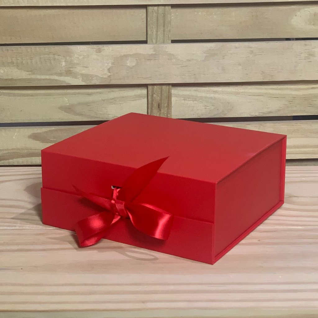 CAIXA DOBRAVEL RIGIDA PEQ VERMELHA 20X18X8CM 570818
