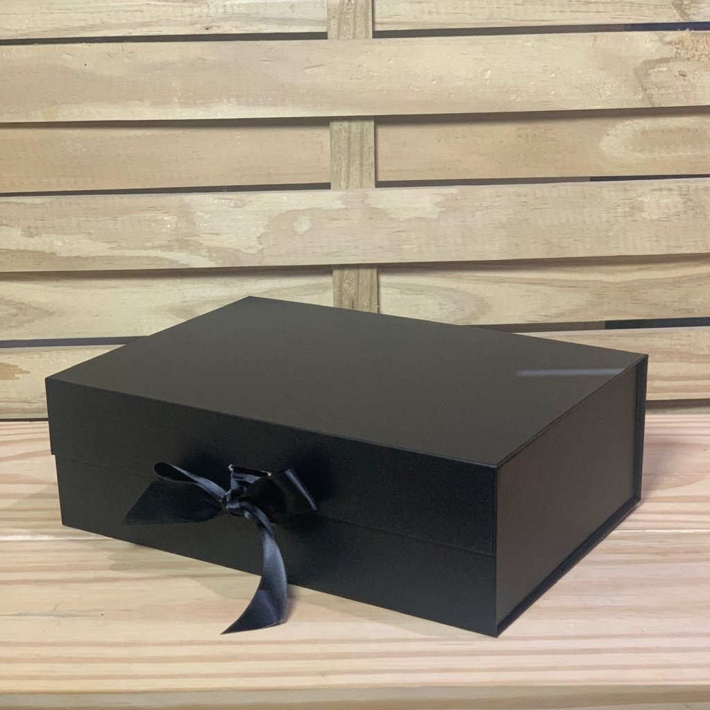 CAIXA DOBRAVEL RIGIDA MED PRETA 28X20X9,2CM 565890