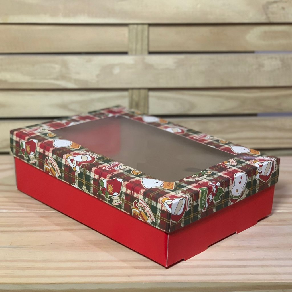 CAIXA DUPLEX M NATAL VISOR 30X20X8CM 125460