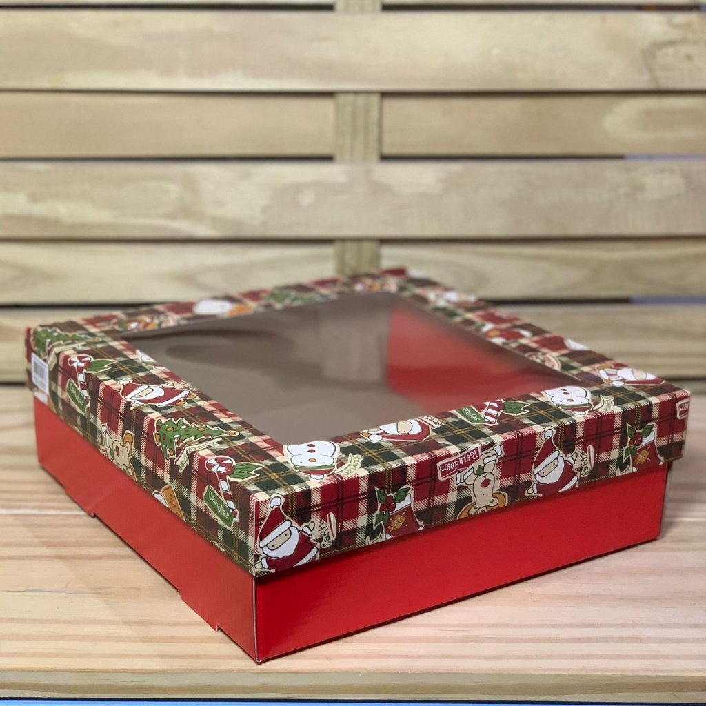 CAIXA DUPLEX G NATAL VISOR 27,5X27,5X9CM 125477