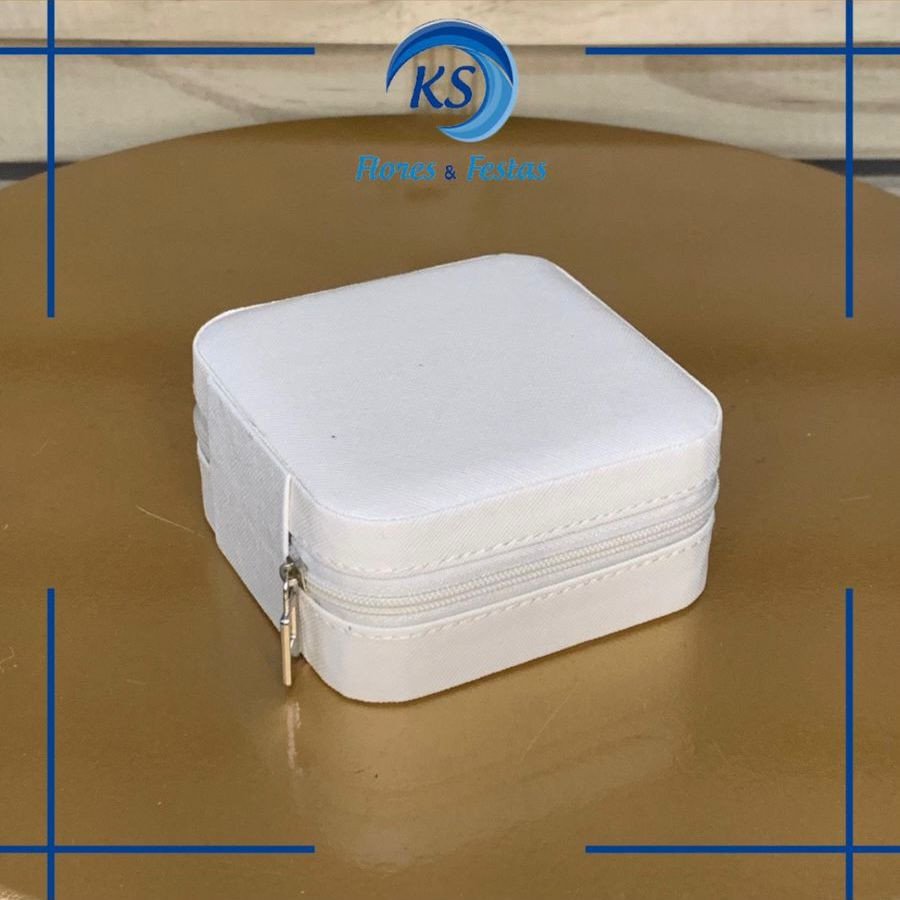 PORTA JOIA QUADRADO DE  PLASTICO E PVC 947110