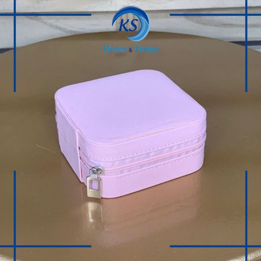 PORTA JOIA QUADRADO DE  PLASTICO E PVC 947110