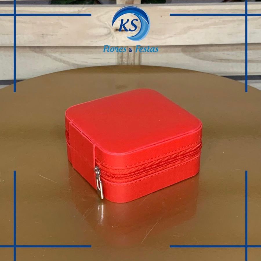 PORTA JOIA QUADRADO DE  PLASTICO E PVC 947110