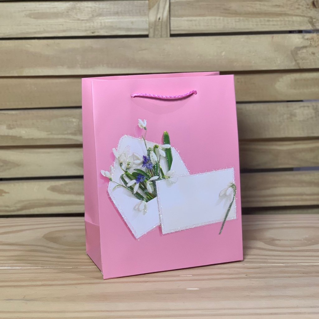 SACOLA FLORES 23X18X10CM 237982