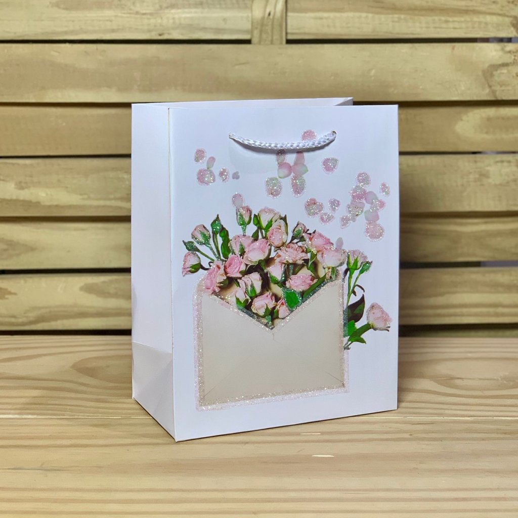 SACOLA FLORES 23X18X10CM 237982