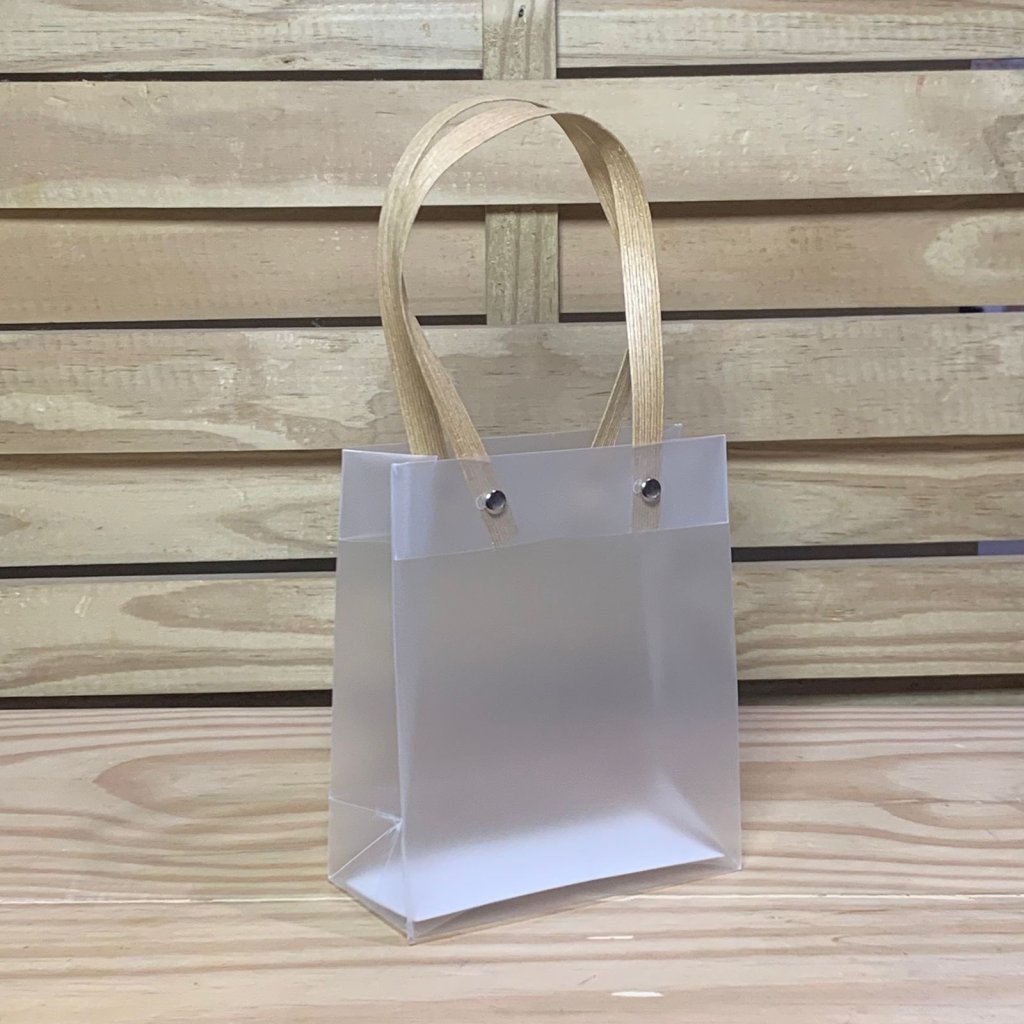 SACOLA TRNSPARENTE FOSCA 13X15X6CM 252558