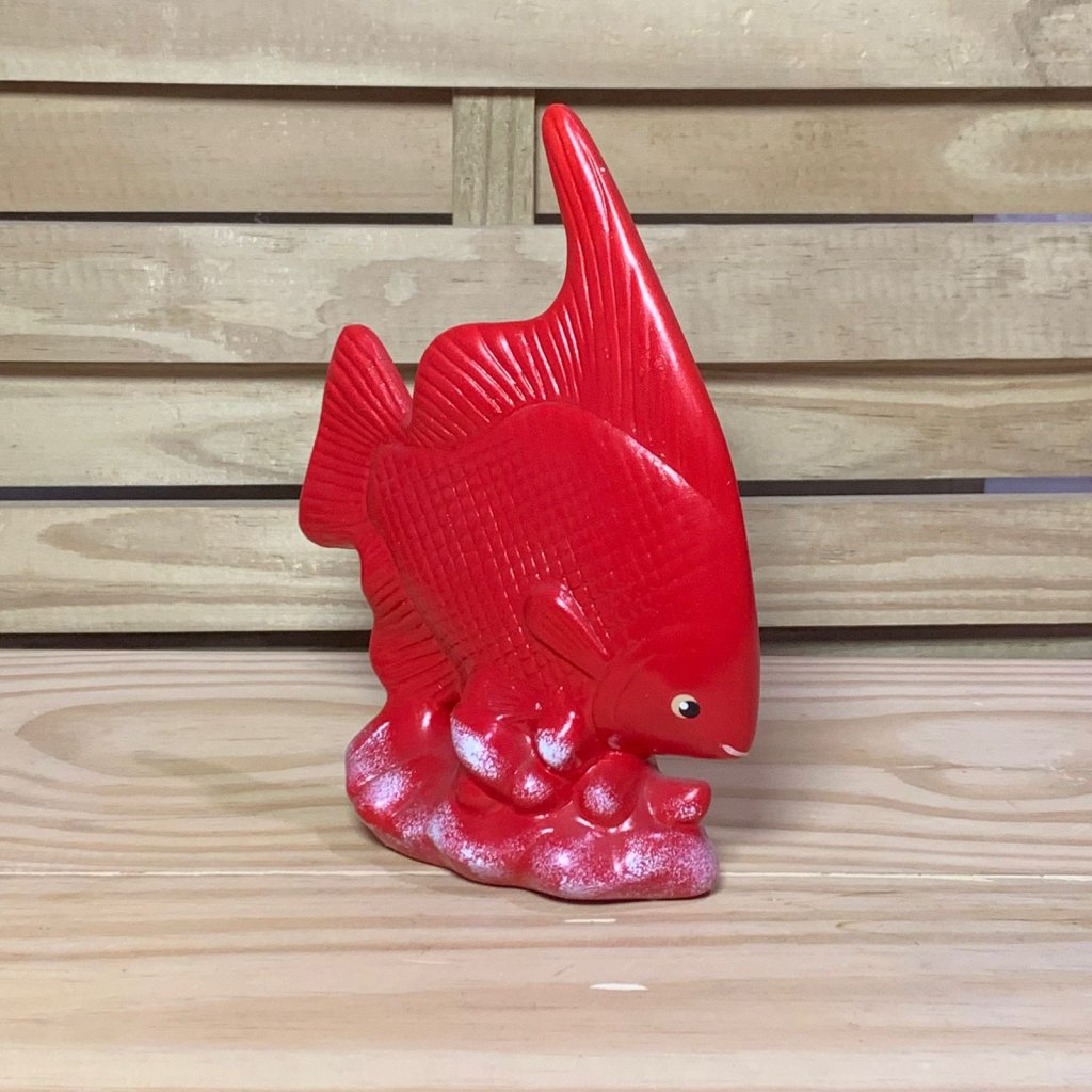PEIXE NA BASE VERMELHO 22CM 1927 510920