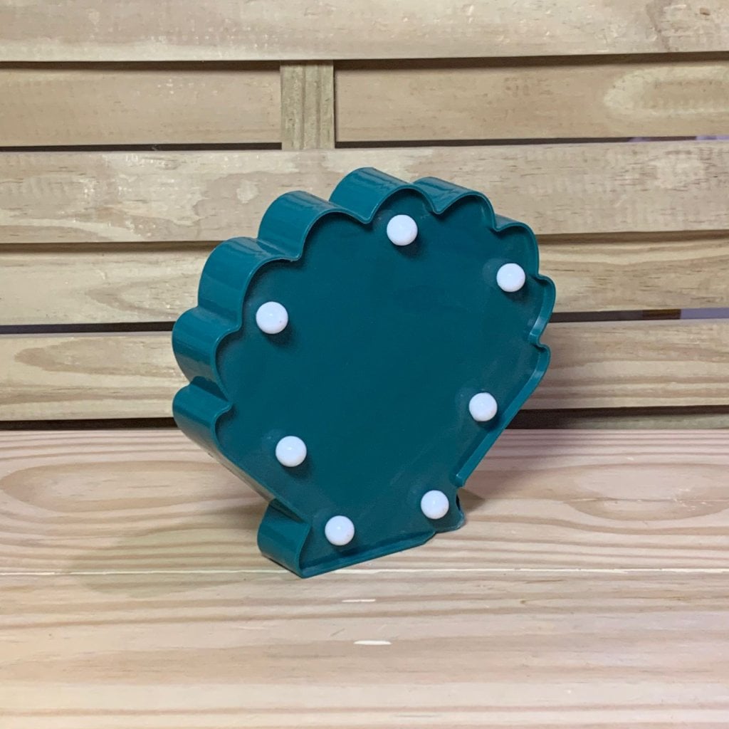 CONCHA LUMINOSA LED VERDE 17X20CM 12284 104024