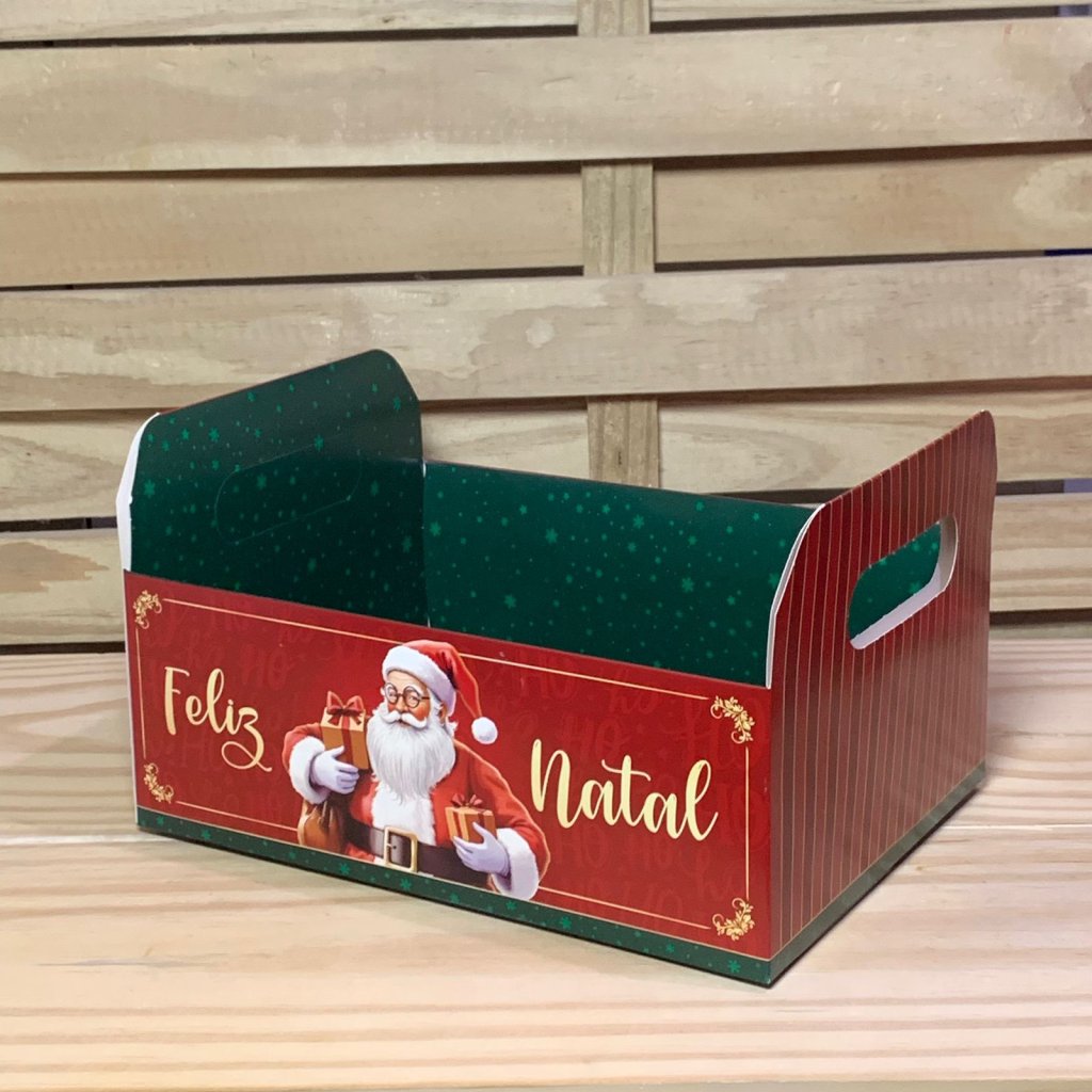 CESTA CAIXOTE G NOEL C25XL18,5XA14,5CM 143459 C5733