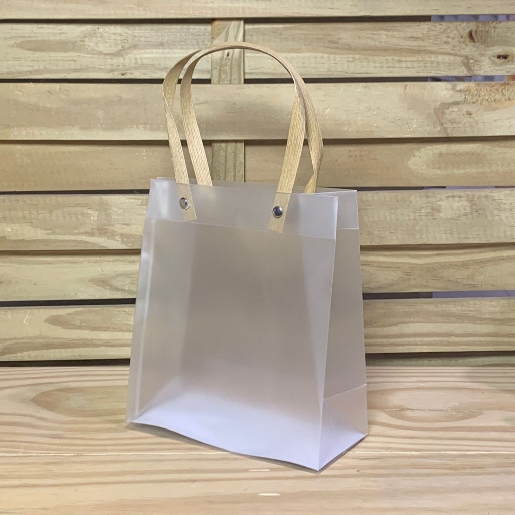 ENFEITE PLASTICO SACOLINHA ALCA 17X8,5X20CM 573062