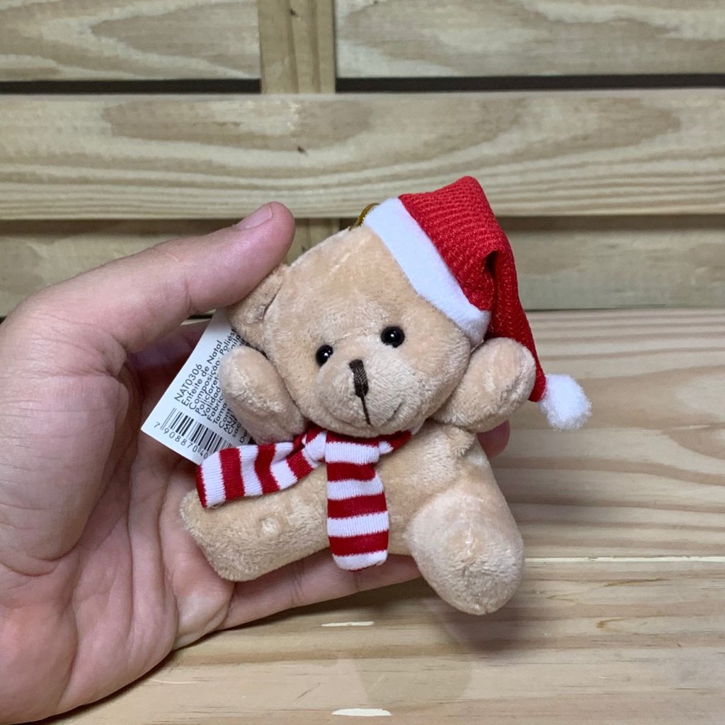 NAT0306 ENFEITE DE NATAL DE POLIESTER 10CM 405372