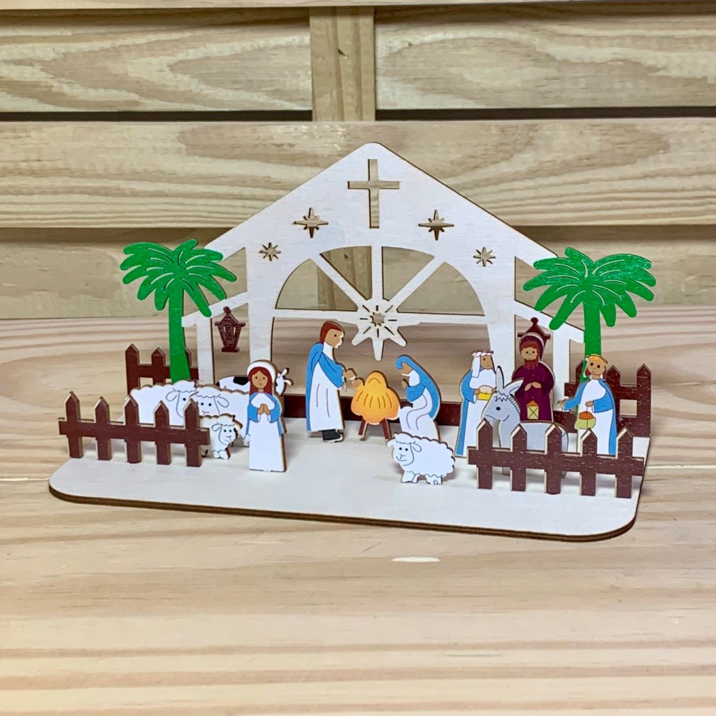 MDN0027 ENFEITE DECOR DE MDF NATALINO 21X11X11,3CM 982509