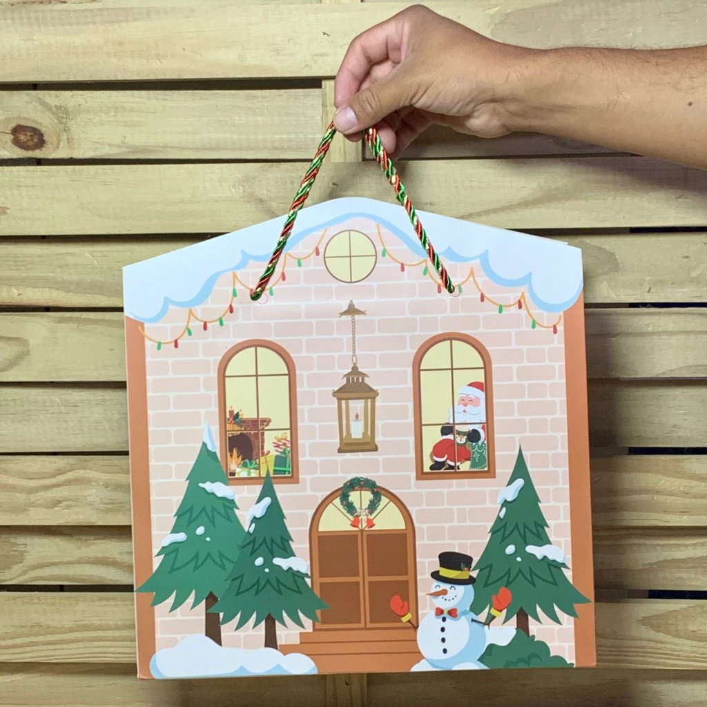 SCX0118 SACOLA PARA PRESENTE DE PAPEL 30X27X12CM 995219