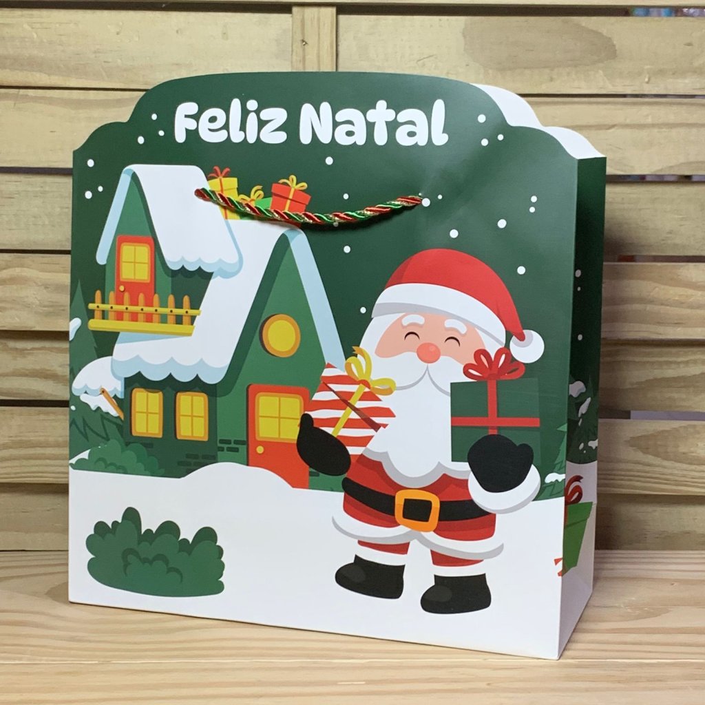 SCX0118 SACOLA PARA PRESENTE DE PAPEL 30X27X12CM 995219