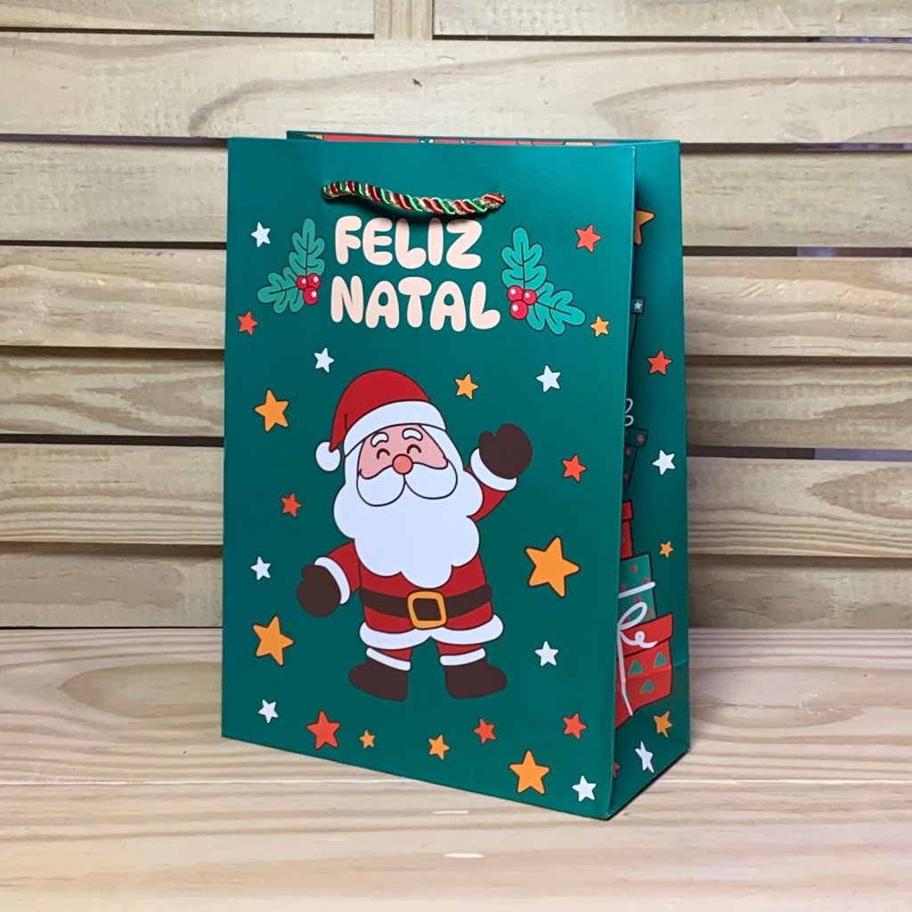 SCX0132 SACOLA PARA PRESENTE DE PAPEL 19,4X27X8,6CM 405198