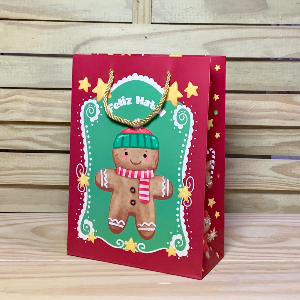 SCX0135 SACOLA PARA PRESENTE DE PAPEL 19,4X27X8,6CM 405228